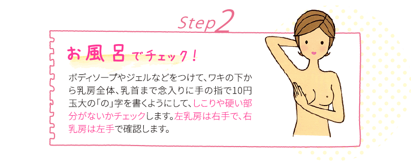 Step2 お風呂でチェック！