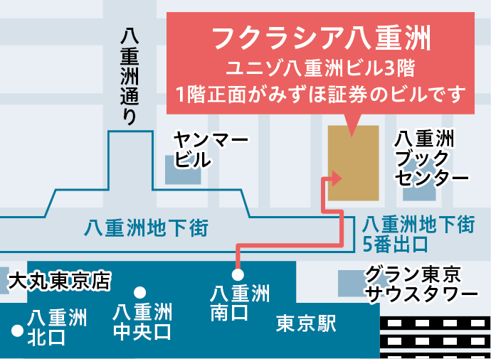 ユニゾ八重洲ビル（東京）　地図