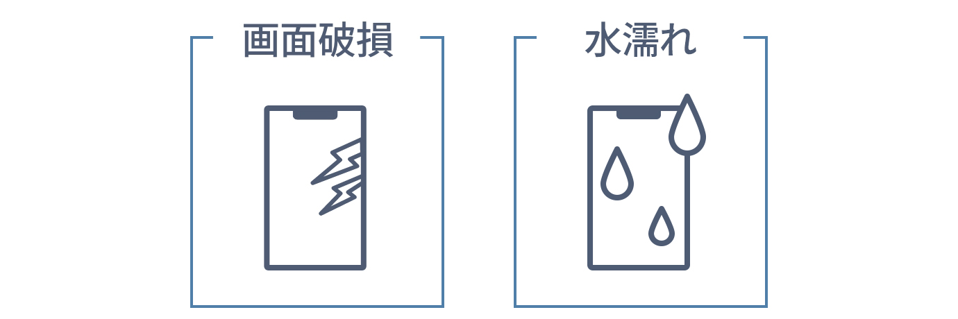 画面の破損